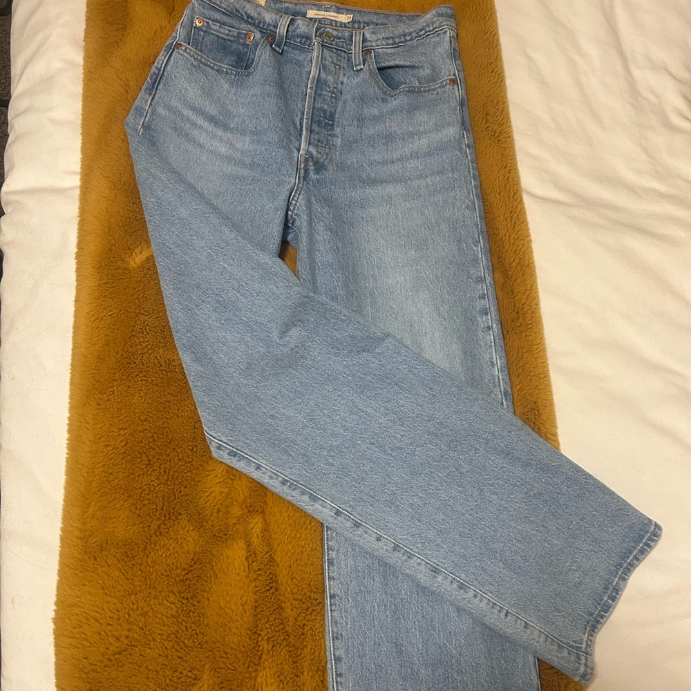 Levi's Light Blue Straight Leg Jeans